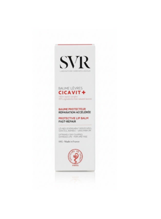 SVR BAUME LEVRES CICA VIT+ FAST-REPAIR LIP BALM10GM